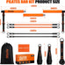 KUTIZE Pilates Bar Kit with Resistance Bands for Full-Body Workouts