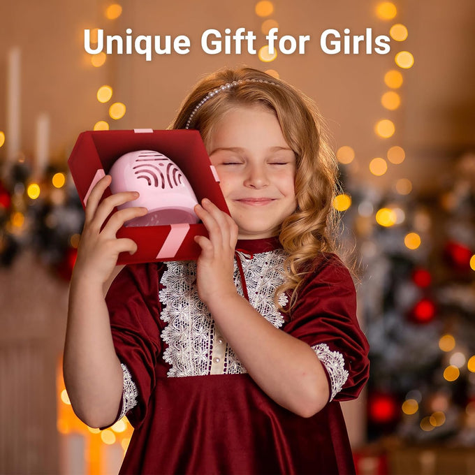MelodySusie Portable Kids Nail Dryer, Mini Nail Fan Quick Nail Dryer for Regular Polish Manicure Tool, Safe for Hands, Skin, Children's Gift, Great Gift Stocking Stuffers for Girls