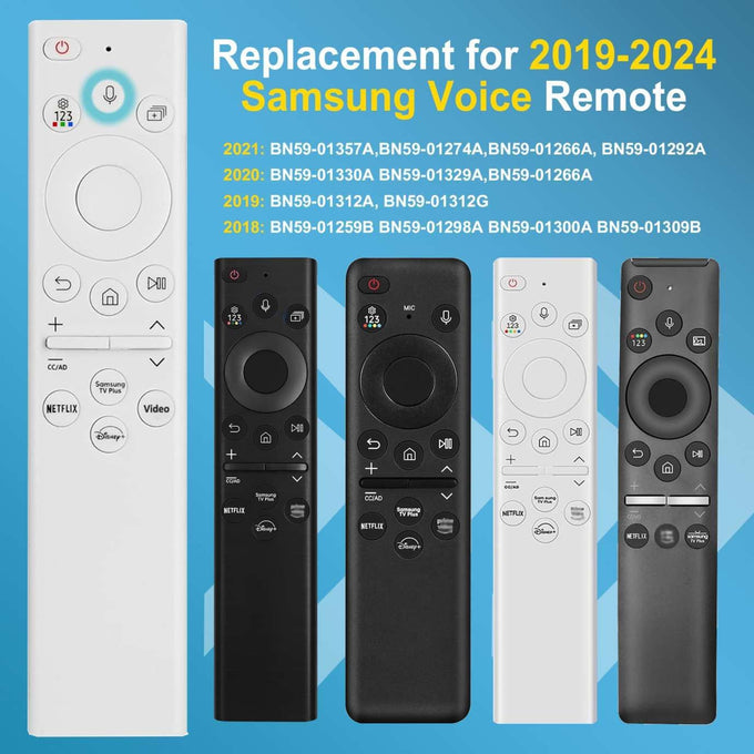 for Samsung Frame TV Remote Replacement, for 2018-2024 Samsung Frame Remote, Voice Function. for Crystal QLED QLED 4K 8K. Bn59-01391A(No Solar).