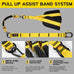 Pull Up Assist Bands, 3 Resistance Levels, Adjustable Comfort Foot Rest