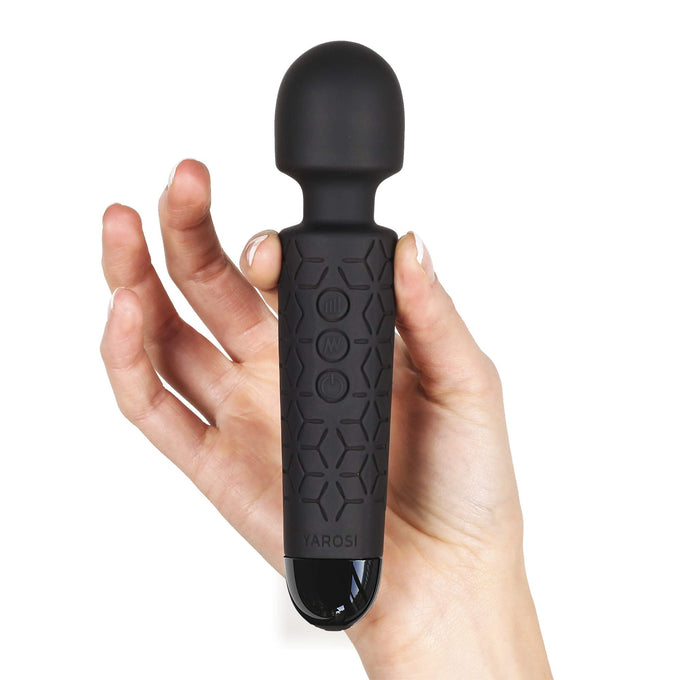 Yarosi Micro Handheld Massage Wand – Smallest, Most Powerful Cordless Massager for Back, Neck, Legs, Hands, Full Body Pain Relief & Stress Recovery (Travel-Friendly)