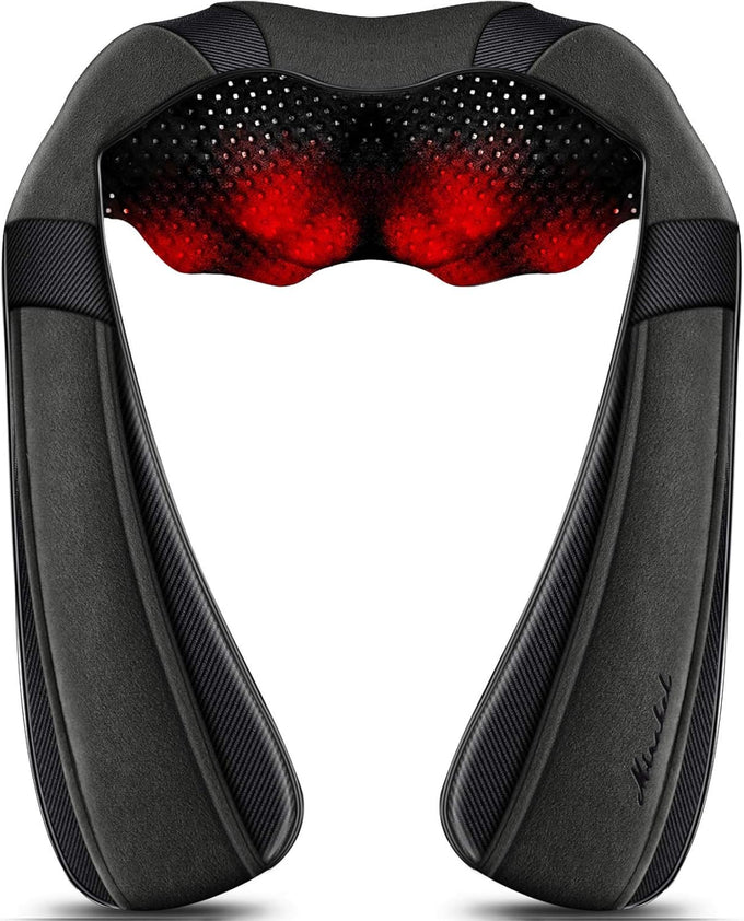 Mirakel Shiatsu Neck Massager for Deep Tissue Pain Relief with Heat