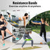5-Level Resistance Bands Set for Full Body Workout, Yoga, Rehab