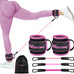 Ankle Resistance Bands with Cuffs for Leg, Booty & Hip Workouts