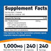 Nutricost Milk Thistle Extract 240 Capsules for 240 Servings Per Bottle - Vegan, GMO Free and Gluten Free