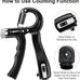 Hand Grip Strengthener 2 Pack - Adjustable Resistance 10-130 lbs, Forearm Exerciser for Muscle Building & Injury Recovery