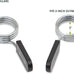 ProsourceFit Olympic Barbell Clips - Secure, Easy-Grip 2-Inch Collars for Weightlifting