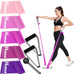 Resistance Bands for Workout, Physical Therapy, Yoga, Pilates - Latex Free Set