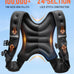Renoj Weighted Vest for Fitness: 6lb-20lb Fixed Weights, Reflective Strips, Storage Pocket