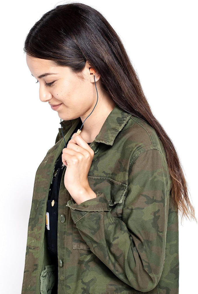 Skullcandy Jib Wired Earbuds with 3.5mm AUX Plug, Noise Isolating Fit, In-Line Microphone Call and Track Control, Convenient for Travel - Black