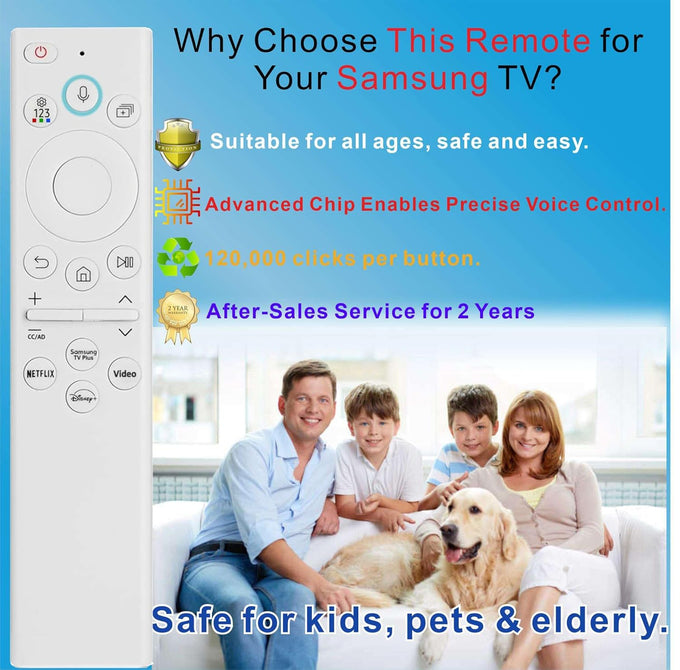 for Samsung Frame TV Remote Replacement, for 2018-2024 Samsung Frame Remote, Voice Function. for Crystal QLED QLED 4K 8K. Bn59-01391A(No Solar).