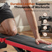 NICEPEOPLE Adjustable Weight Bench for Home Gym, 660LBS Capacity