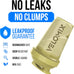 VELOMIX 20oz Protein Shaker Bottle, Leak-Proof, Dishwasher Safe