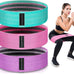 3-Level Fabric Resistance Bands for Strength Training, Rehab, Yoga