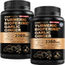 4-in-1 Turmeric Joint Support Supplements with Garlic and BioPerine - 2360 mg High Potency Herbal Blend for Mobility, Everyday Flexibility, Digestive Comfort, and Active Aging Support (120ct)