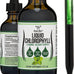 Chlorophyll Liquid Drops - for Digestion, Gut Health, Energy and Detox - Vegan Safe (Rich, Full Texture and Taste, Not Watered Down), 2oz Peppermint Flavored, by Double Wood