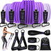 HPYGN Resistance Bands Set with Handles for Full Body Workout, Physical Therapy, Yoga