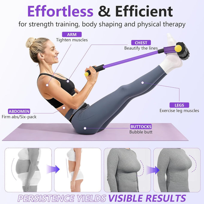 Pedal Resistance Bands with Handles for Full-Body Workout
