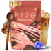 RYZE SUPERFOODS Mushroom Medium Roast Coffee USDA Organic with 6 Adaptogenic Mushrooms, USA Grown Instant Coffee for Better Energy, Focus Digestion Immunity with Lions Mane & Turkey Tail 30 Servings