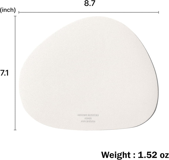 Mouse pad, Non-Slip Washable Waterproof Computer Mouse pad (Vanilla Cream)
