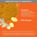 Qunol Turmeric Curcumin with Black Pepper & Ginger, 2400mg Turmeric Extract with 95% Curcuminoids, Extra Strength Supplement, Enhanced Absorption, Joint Support Supplement, 105 Count