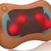 Zyllion Shiatsu Back and Neck Massager with Heat - 3D Electric Kneading Deep Tissue Massage Pillow