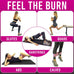 Resistance Bands for Workout - 4 Booty Bands for Women Men Fabric Elastic Bands