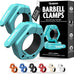 DMoose Fitness Barbell Clips 2 Inch - Quick Release Collars for Weightlifting