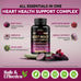 Beet Root 5-in-1 Complex Capsules - Healthy Blood Pressure Support Supplement** for Heart & Circulation Support - Olive Leaf, Hawthorn Berry & Hibiscus - for Men & Women - Lab Tested - 120 Capsules