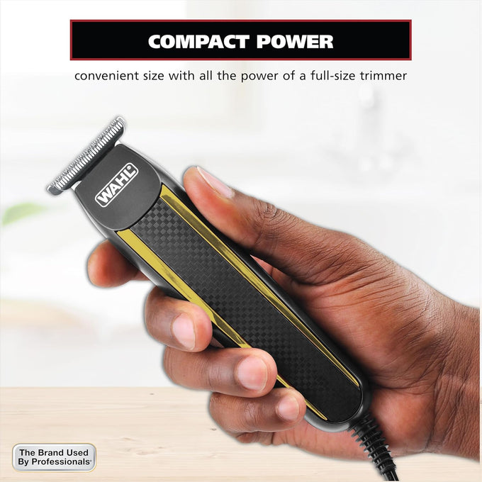 Wahl Edge Pro Bump Free Corded Beard Trimmer for Men Touch Up Trimmer & Grooming Detailer Kit – Perfect for Edging Beards, Mustaches, Hair, & Stubble, – Model 9686-300