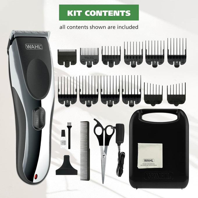 Wahl Clipper Rechargeable Cord/Cordless Haircutting & Trimming Kit for Heads, Longer Beards, & All Body Grooming - Model 79434