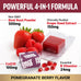 Force Factor Total Beets Heart Health Chews with Beetroot Powder, CoQ10, and B Vitamins