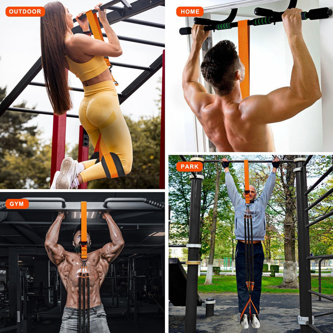 HPYGN Two Feet Pull Up Assistance Bands, Heavy Duty Resistance Bands