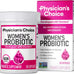 Physician's CHOICE Probiotics for Women - PH Balance, Digestive, UT, & Feminine Health - 50 Billion CFU - 6 Unique Strains for Her - Organic Prebiotics, Cranberry Extract+ - Women Probiotic - 30 CT