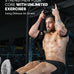 DMoose Fitness Hanging Ab Straps - Soft Padded Straps for Pull Up Bar Core Workouts