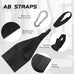 Hanging Ab Straps for Pull Up Bar: Gym Ab Sling Straps for Arm & Leg Raises