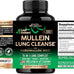 Mullein Lung Detox Supplement with Mullein Leaf 10:1 Extract and 15-in-1 Lung Support