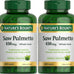 Nature's Bounty Saw Palmetto Support for Prostate and Urinary Health, Herbal Health Supplement, 450mg, 250 Capsules