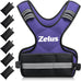 Zelus Adjustable Weighted Vest for Men & Women - 4-10lb/11-20lb/20-32lb Workout Vest