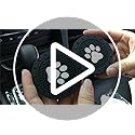 BukNikis Car Cup Holder Coasters-Car Interior Accessories 2.75 inch Silicone Anti Slip Cute Dog Paw Car Coaster -Universal (Pack of 2)