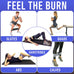 Resistance Bands for Workout with Fabric Elastic Bands for Leg, Glute & Thigh Toning
