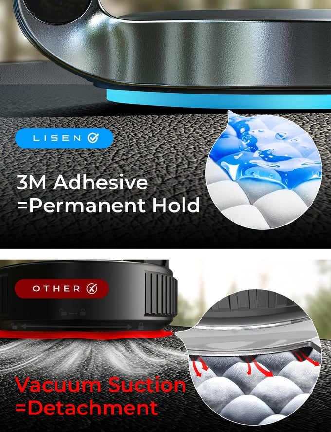 LISEN for MagSafe Car Mount for iPhone 17 PRO MAX, Extra Smal Ultra Magnetic Phone Holder for Car Dashboard, Car Phone Holder, Car Accessories for Women Men, Fit for iPhone17 Pro/Air/Max 16 15 14