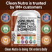 Clean Nutraceuticals Lions Mane 20in1 Mushroom Supplement with Turkey Tail Reishi Cordyceps Chaga Maitake Meshima Poria Cocos Shiitake Oyster Porcini Enoki - 1 Pack