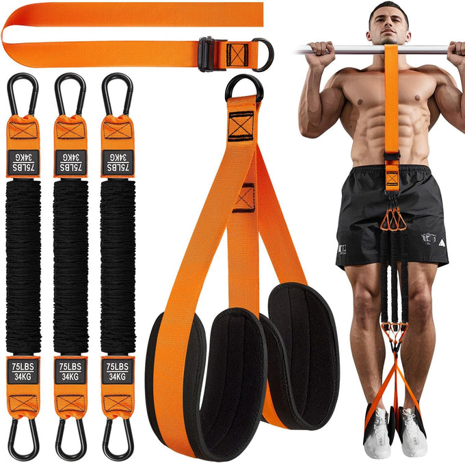 HPYGN Two Feet Pull Up Assistance Bands, Heavy Duty Resistance Bands for Pull Up Bar