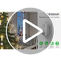 Remote Control Outlet, TESSAN Wireless Electrical Plug Switch for Lights, Lamps, Fans, 100ft RF Range, 1200W (1 Remote + 1 Outlet)