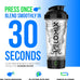 Velomix 24oz Electric Protein Shaker Bottle | USB-C Rechargeable