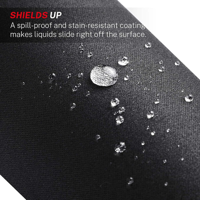 MROCO Mouse Pad 3-Pack [30% Larger] with Anti-Fray Stitched Edges, Premium Waterproof Surface, Non-Slip Rubber Base, Computer & Gaming Mouse Mat for Laptop, Office & Home, 8.5 x 11 in, Black