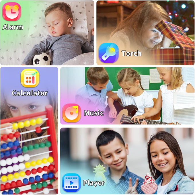 Phyulls Smart Watch for Kids with 39 Games Alarm Clock, Touchscreen, Calendaring Camera Music Player Time Display Video & Audio Recording, Toys for 3-12 Years Old Boys