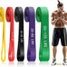 5-Level Resistance Bands for Full-Body Workout, Pull Up Assist Bands for Men & Women