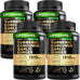 4-in-1 Turmeric Joint Support Supplements with Garlic and BioPerine - 2360 mg High Potency Herbal Blend for Mobility, Everyday Flexibility, Digestive Comfort, and Active Aging Support (120ct)